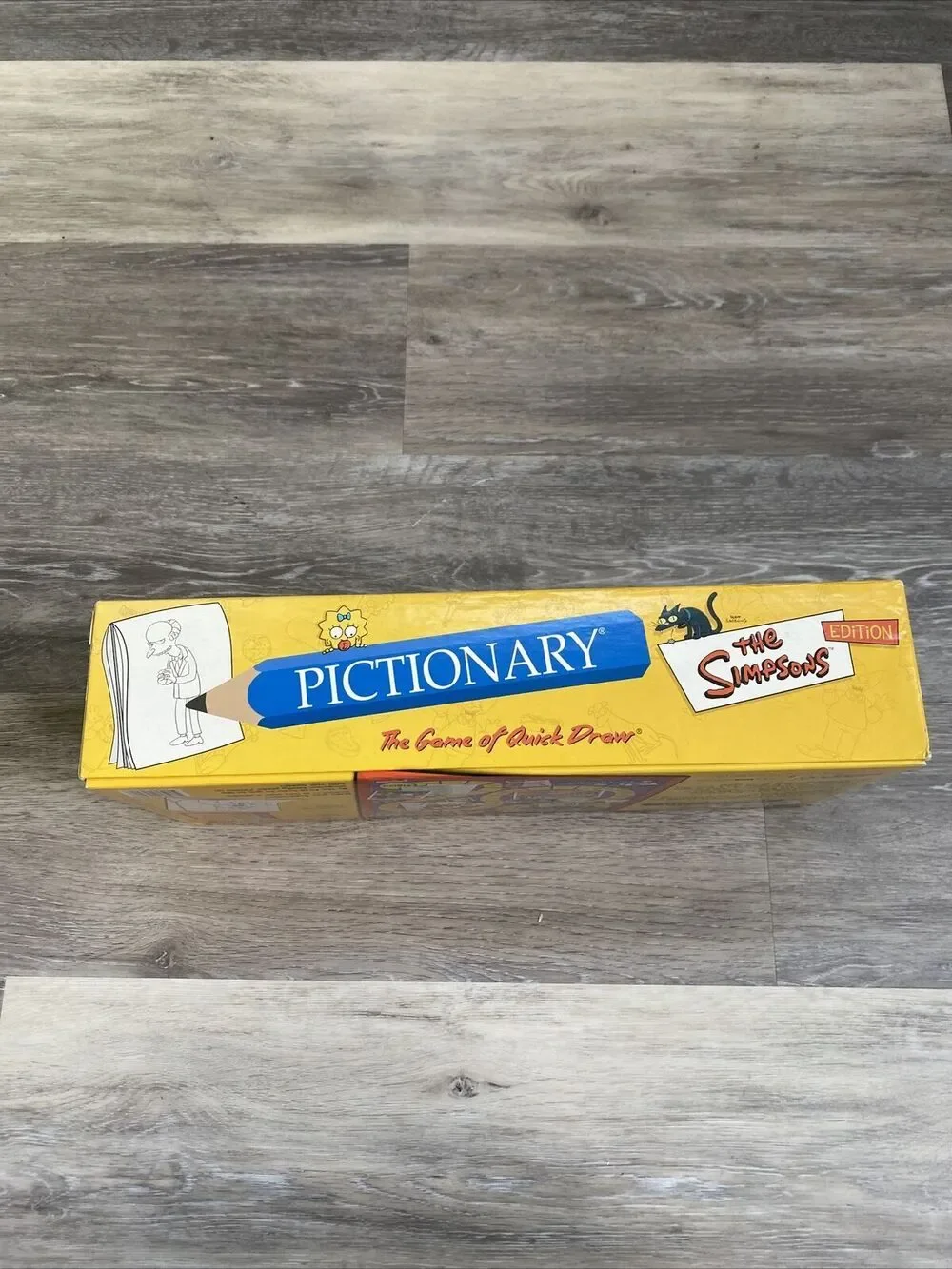 Pictionary The Simpsons Edition Board Game of Quick Draw USAopoly -READ